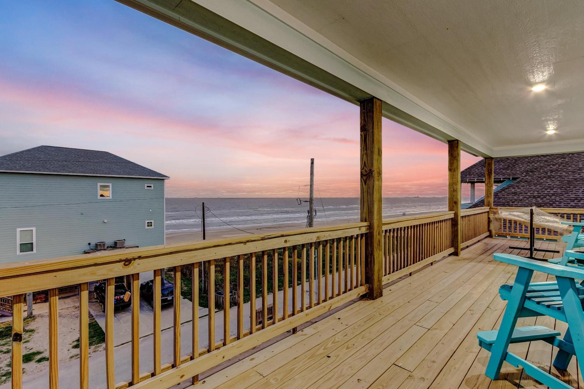 Beachfront - Hot Tub - Bbq - 14 Guests Bolivar Peninsula Экстерьер фото