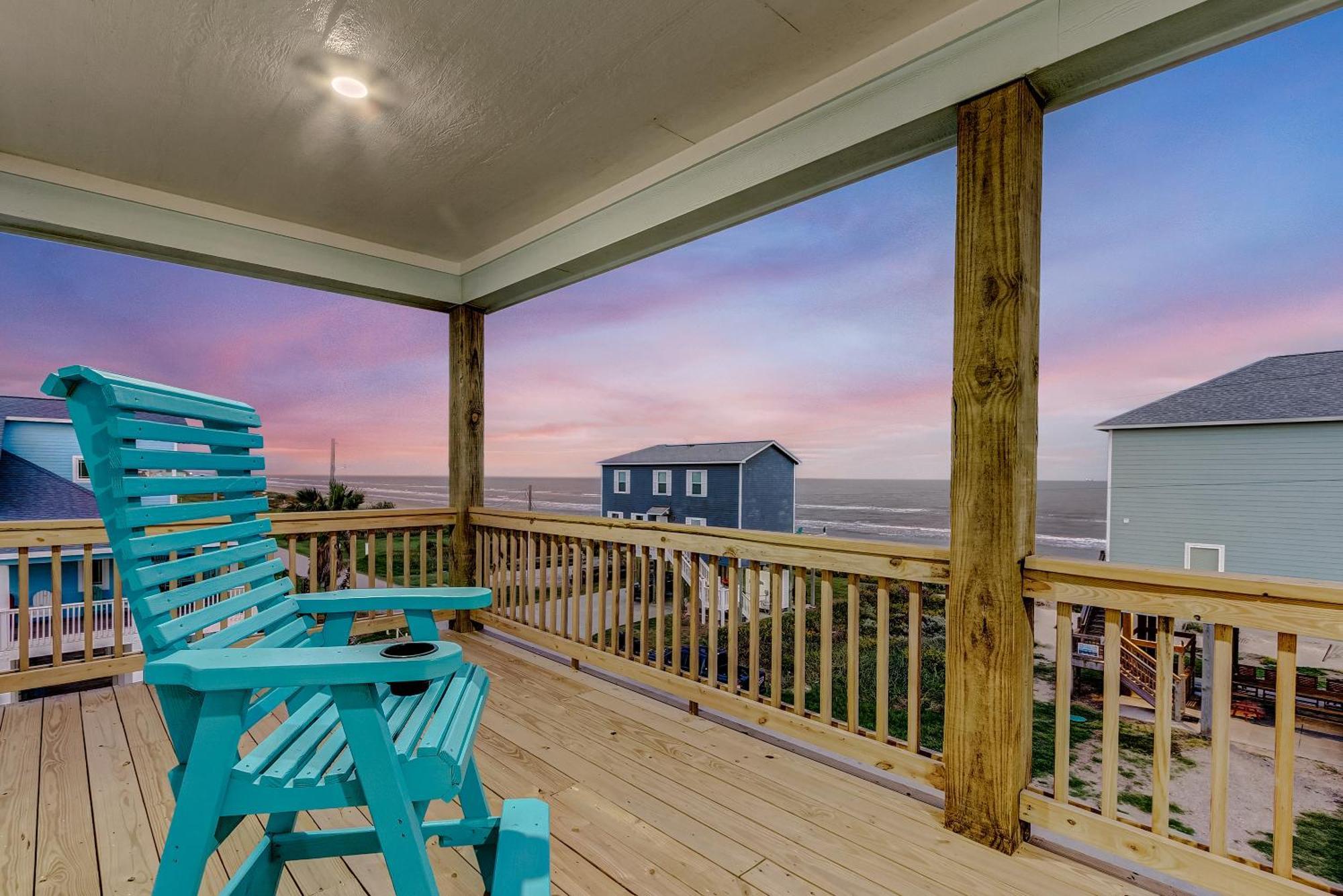 Beachfront - Hot Tub - Bbq - 14 Guests Bolivar Peninsula Экстерьер фото